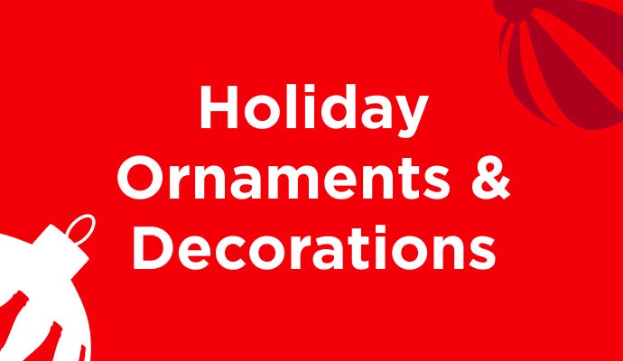 Holiday Ornaments & Decorations 