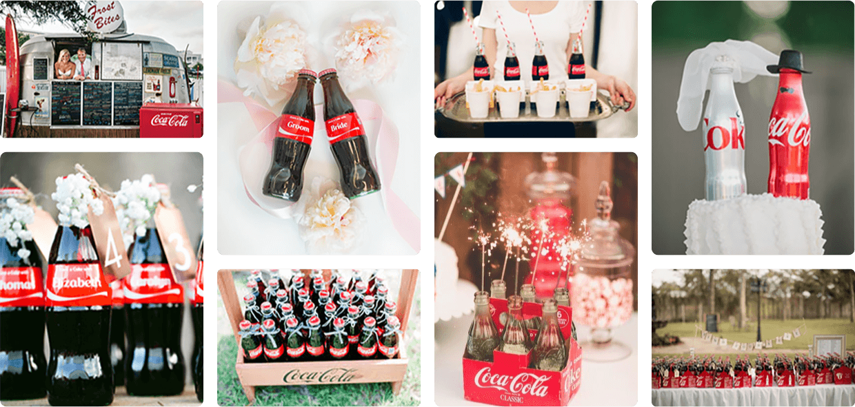 Vintage Coke Wedding  Coca cola party theme, Coca cola party, Vintage coke